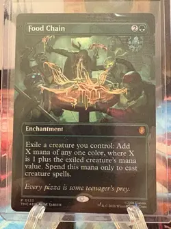 Food Chain (Borderless) Teenage Mutant Ninja Turtles Foil MTG NM - Image 1