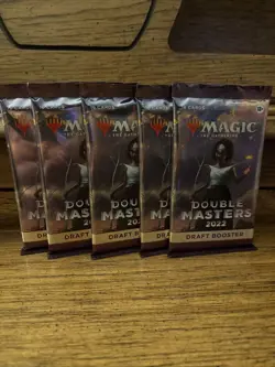 Magic: The Gathering MTG Sealed Booster Pack Lot | Double Masters 2022 X5 - Image 1