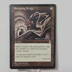 Wizards of the Coast Ensnaring Bridge 1998 Artifact Regular Pete Venters English - Image 1