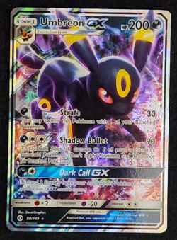2017 Pokemon Sun And Moon Base Set Umbreon GX #80/149 EX-NM - Image 1