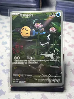 Pokemon Tympole 103/086 Sv: Black Bolt Illustration Rare Full Art Holo Eng - Image 1
