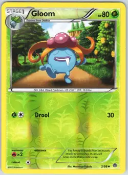Gloom 2/98 Uncommon Ancient Origins Pokemon Reverse Holo NM - Image 1