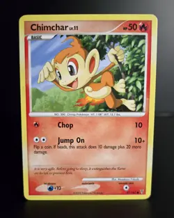 Pokemon TCG - CHIMCHAR - 97/147 - PLATINUM: SUPREME VICTORS (2009) - MP - Image 1