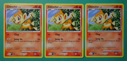 Pokemon lot: 2009 Supreme Victors CHIMCHAR #97/147 x3, Common. (Low condition) - Image 1