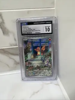 Pokemon CGC 10 Gem Mint SV Promo Illustration Rare Charmander SVP044 - Image 1