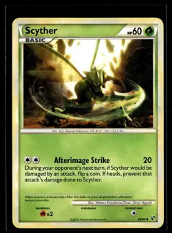Scyther 36/90 HGSS Undaunted Uncommon Pokemon - Image 1