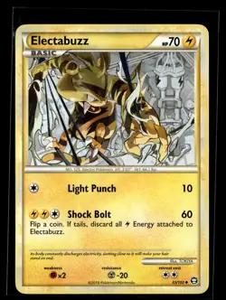 Electabuzz 33/102 HGSS Triumphant Uncommon Pokemon - Image 1