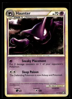 Haunter 35/102 HGSS Triumphant Uncommon Pokemon - Image 1