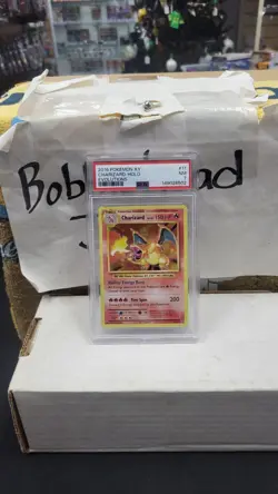 2016 CHARIZARD HOLO XY EVOLUTIONS POKEMON TCG PSA 7 #11/108 - Image 1