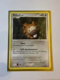 Bidoof Lv.13 54/100 Common – Stormfront (DP8) – Pokemon TCG – English – 2008 - Image 3