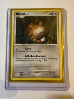 Bidoof Lv.13 54/100 Common – Stormfront (DP8) – Pokemon TCG – English – 2008 - Image 4