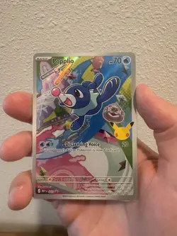 Pokemon Popplio 045 MEP Promo Holo English 2026 First Partner Series - Image 1