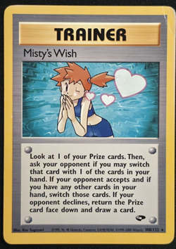 Misty's Wish 108/132 Pokemon Gym Challenge MP - Image 1