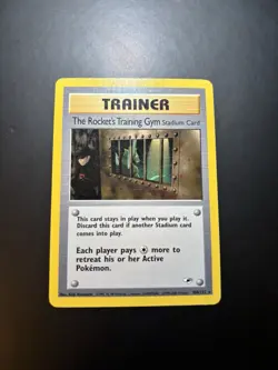 Pokemon TCG - The Rocket's Training Gym 104/132 Gym Heroes - LP - Image 1