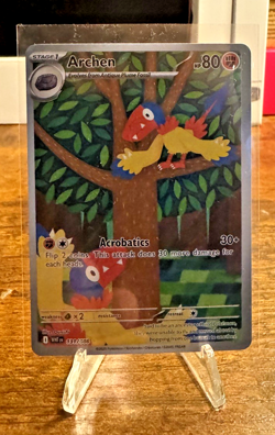 Archen 131/086 Illustration Rare Pokemon SV White Flare Pack Fresh Near Mint NM - Image 1
