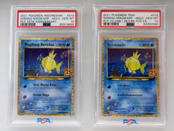 2021 Pokemon Thai & Indonesian 25TH Anniv. #010 Shining Magikarp-Holo PSA 10 - Image 1
