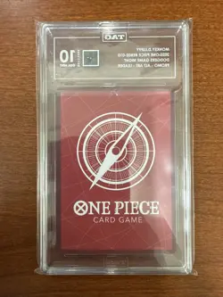 Monkey D. Luffy Dodgers x One Piece Card TAG 10 Gem Mint - Image 2