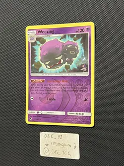 Pokemon Hidden Fates - Weezing - 29/68 - Reverse Holo - M/NM - Image 4