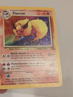 Pokemon TCG Flareon Jungle 3/64 Holo Unlimited Holo Rare - Image 3
