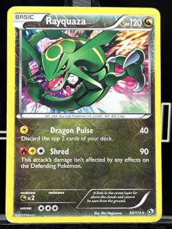 Rayquaza 93/113 Legendary Treasures Reverse Holo Pokemon TCG - Image 3
