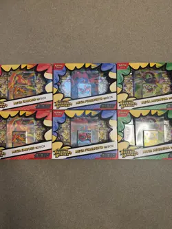4 x Pokemon Ascended Heroes EX Box Mega Feraligatr Meganium Emboar - Image 1