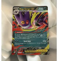Pokemon Mega Gengar ex 125/217 Ascended Heroes double Rare Holo HP350 - Image 1