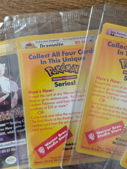 SEALED 1999 Pokemon Black Star Promo Set WB Movie Stamp PIKACHU DRAGONITE MEWTWO - Image 4