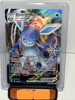 2021 Pokemon Glaceon VMAX Evolving Skies Rare Holo #41/203 Near Mint - Image 1