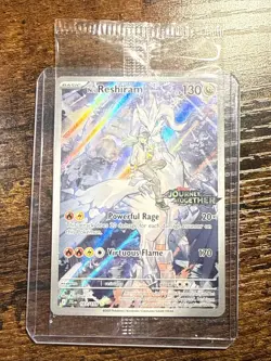 Pokemon N's Reshiram 167/159 Journey Together Stamped Promo Factory Sealed SV09 - Image 1