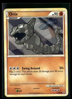 Onix 57/95 HGSS Unleashed Common Pokemon - Image 1