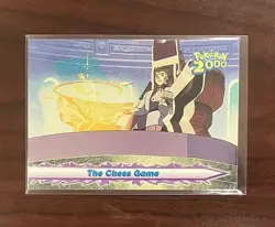 “Pokemon the Movie 2000” Topps Card - The Chess Game - Image 1