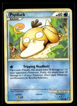 Psyduck 74/102 HGSS Triumphant Common Pokemon - Image 1
