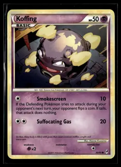 Koffing 60/95 Call of Legends Common Pokemon - Image 1