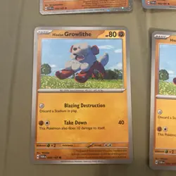 Pokemon Hisuian Arcanine 100/167 Cosmos Holo Promo - Twilight Masquerade X2 - Image 4
