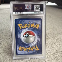 1999 POKEMON FOSSIL #55 SLOWPOKE PSA 9 - Image 2
