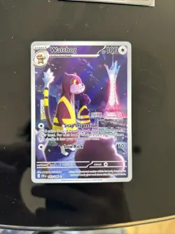 Pokemon TCG Watchog Illustration Rare Mega Evolution Chaos Rising CRI 097/086 - Image 1