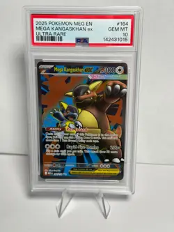 Pokemon Mega Evolution Mega Kangaskhan EX Ultra Rare 164/132 - PSA 10 GEM MINT - Image 1