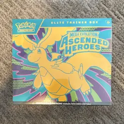 Pokemon TCG Mega Evolution: Ascended Heroes ETB Elite Trainer Box Sealed - Image 1