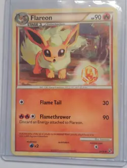 Pokemon TCG Flareon 26/90 Undaunted Regular Uncommon - Image 1