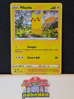 Pokemon TCG - Pikachu 7/15 Holo McDonald's 2022 Promo Pokemon Card NM-LP - Image 1