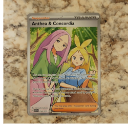 Nintendo Pokemon TCG Anthea & Concordia Trainer-Supporter ASC 254/217 Card - Image 1