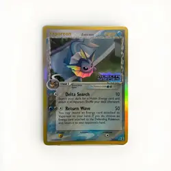 Vaporeon EX Delta Species 18/113 Holo Rare Reverse Holo Pokemon Card (SEE DESCRI - Image 3