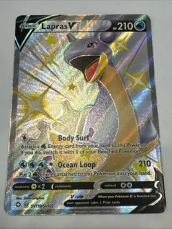 Lapras - SV110/SV112 - V Shiny Full Art Holo Card Shining Fates - Image 1