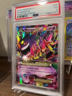 Mega Gengar EX Phantom Forces Holo Ultra Rare Card 35/119 - PSA 3 - Pokemon TCG - Image 5
