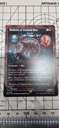 Rodents of Unusual Size (Pack Rat) [Secret Lair Princess Bride] MTG NM Non Foil - Image 1