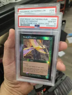 Birds of Paradise Serialized 100/500 (Retro Frame) Ravnica Remastered PSA 10 - Image 1