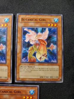 3x BOTANICAL GIRL MONSTER UNLIMITED ED CSOC-EN027 COMMON YUGIOH NM Playset - Image 3