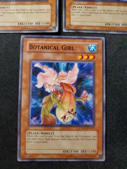 3x BOTANICAL GIRL MONSTER UNLIMITED ED CSOC-EN027 COMMON YUGIOH NM Playset - Image 4