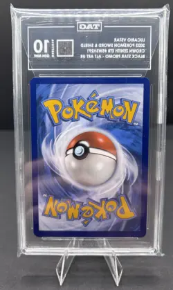 2023 Pokemon Crown Zenith Lucario VSTAR ETB Black Star Promo SWSH291 TAG 10 - Image 2