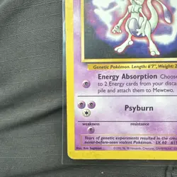 Pokemon TCG Mewtwo Black Star Promo 3 WOTC 1999 WB ‘The First Movie’ Stamp - Image 5